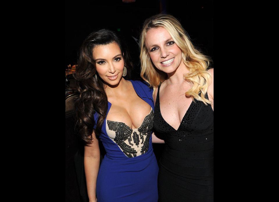 Kim Kardashian and Britney Spears
