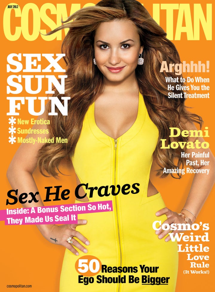 Demi Lovato on the Cover of Glamour's March Issue