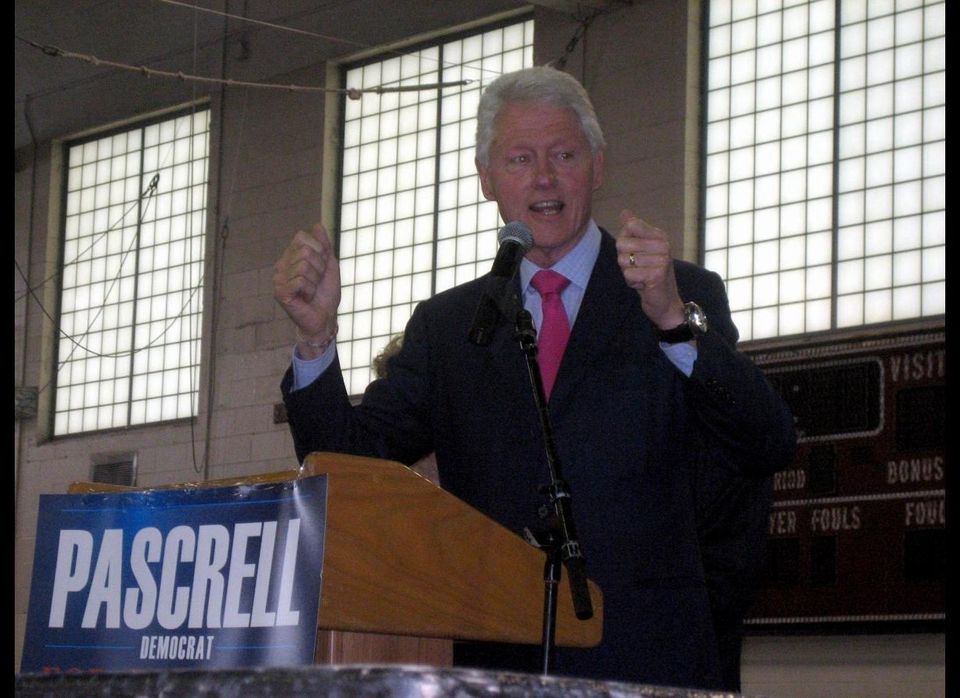 Bill Clinton rallies for Congressman Bill Pascrell