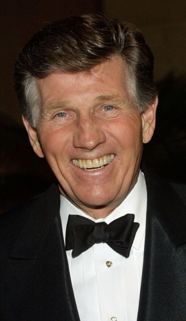 BEVERLY HILLS, CA - OCTOBER 11: Former television host Gary Collins attends the Associates for Breast and Prostate Cancer Studies13th Annual Gala at the Beverly Hilton Hotel October11, 2002 in Beverly Hills, California. (Photo by Frederick M. Brown/Getty Images) 