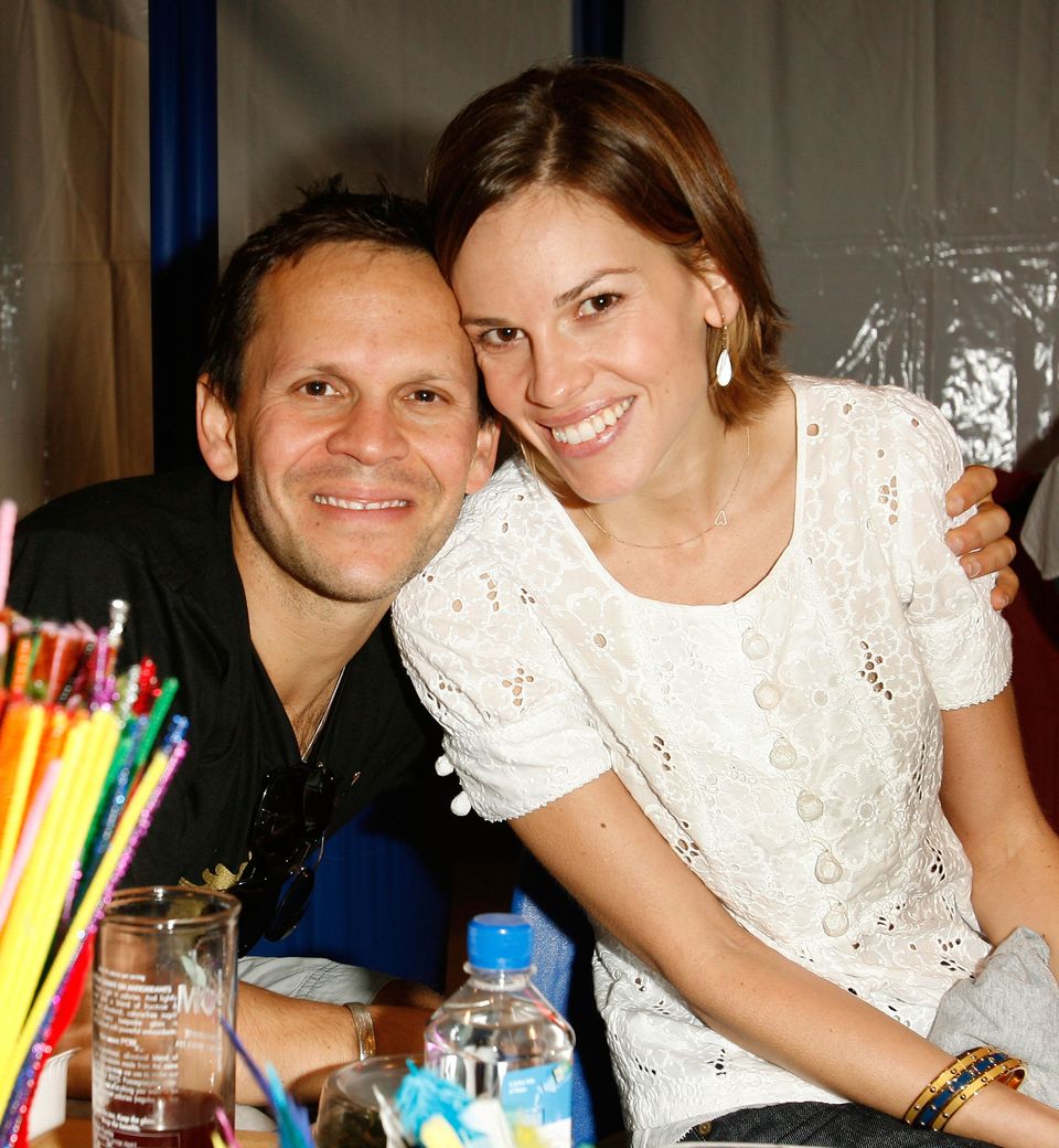 Hilary Swank and John Campisi 