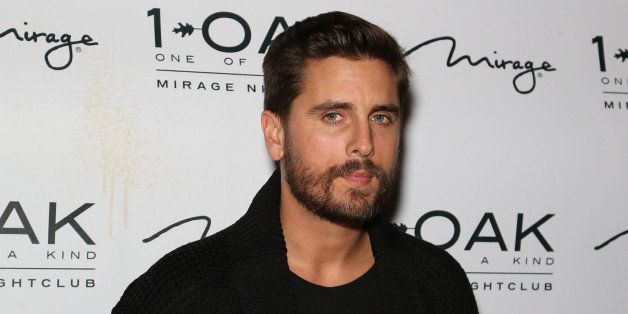 LAS VEGAS, NV - OCTOBER 10: Television personality Scott Disick arrives at 1 OAK Nightclub at The Mirage Hotel & Casino on October 10, 2014 in Las Vegas, Nevada. (Photo by Gabe Ginsberg/FilmMagic)