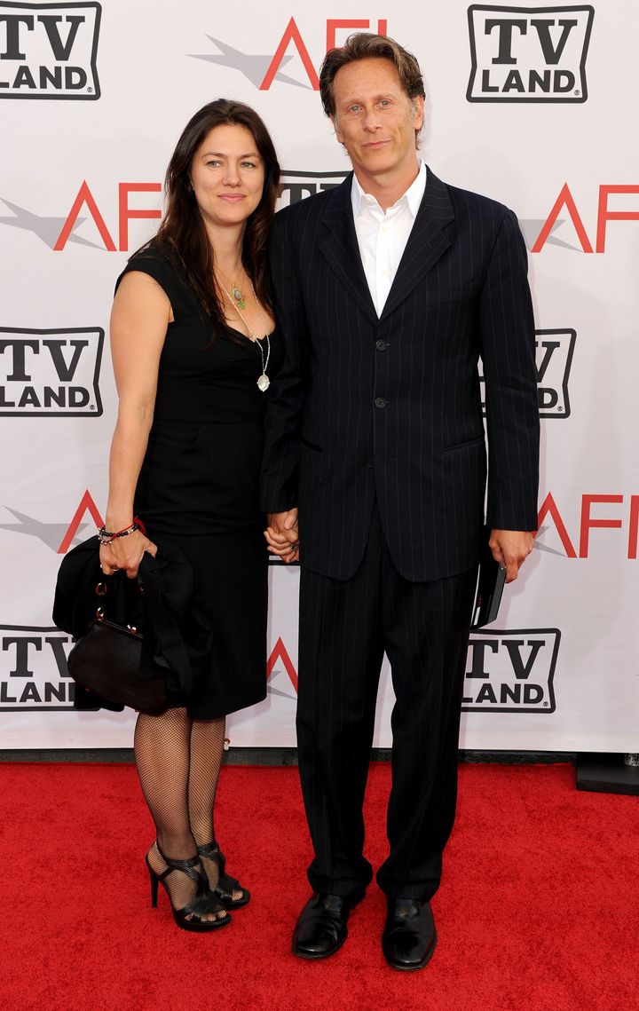 CULVER CITY, CA - JUNE 10: Actor Steven Weber (R) and wife Juliette Hohnen arrives at the 38th AFI Life Achievement Award honoring Mike Nichols held at Sony Pictures Studios on June 10, 2010 in Culver City, California. (Photo by Michael Buckner/Getty Images)