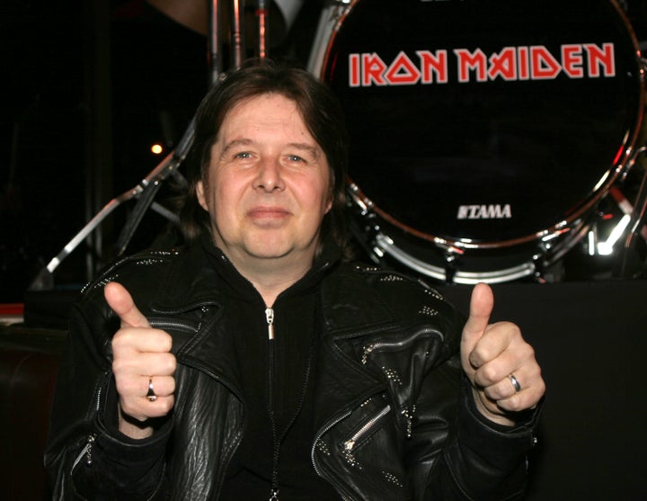 Clive Burr, former drummer of Iron Maiden during Hard Rock Cafe DVD Launch Party with Proceeds Benefiting the Clive Burr MS T