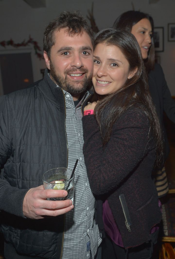 SANTA MONICA, CA - DECEMBER 11: Shiri Appleby (R) and Jon Shook attend the I Heart Ronson Holiday Party at The Bungalow on December 11, 2012 in Santa Monica, California. (Photo by Charley Gallay/Getty Images for Charlotte Ronson)