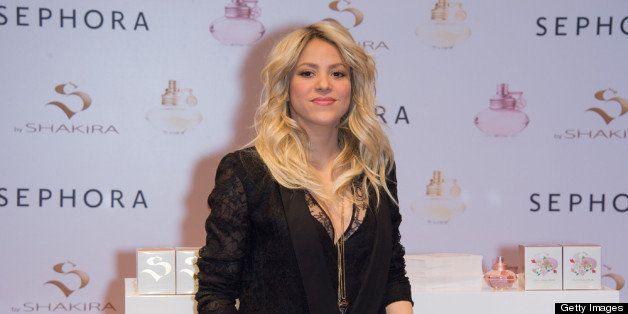 PARIS, FRANCE - MARCH 27: Singer Shakira attends the 'S By Shakira' Perfume Launch at Sephora Champs-Elysees on March 27, 2013 in Paris, France. (Photo by Dominique Charriau/Getty Images for Sephora)