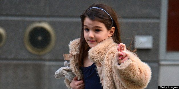 NEW YORK, NY - MARCH 10: Suri Cruise seen on the streets of Manhattan on March 10, 2013 in New York City. (Photo by James Devaney/WireImage)