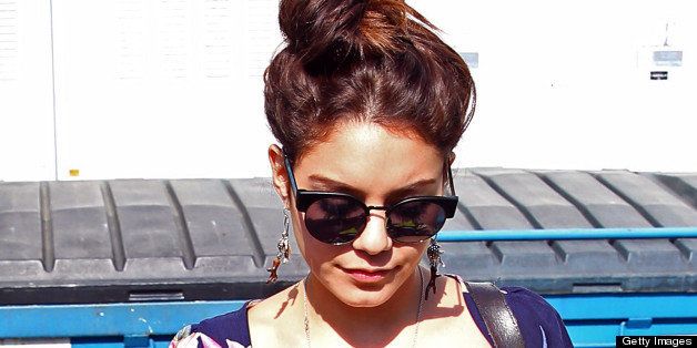 LOS ANGELES, CA - MARCH 27: Vanessa Hudgens is seen on March 27, 2013 in Los Angeles, California. (Photo by JB Lacroix/WireImage)