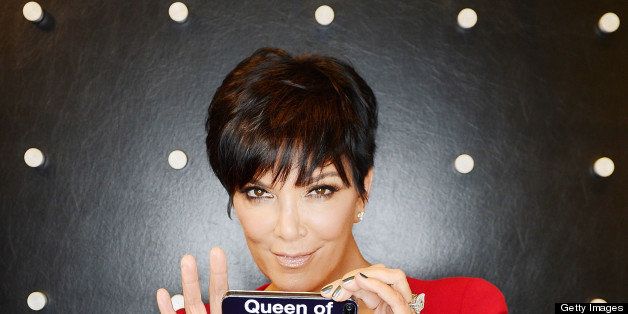 LAS VEGAS, NV - MARCH 16: (EXCLUSIVE COVERAGE) (EDITORS NOTE: Image contains profanity.) Kris Jenner portrait shoot at The Mirage Hotel & Casino on March 16, 2013 in Las Vegas, Nevada. (Photo by Denise Truscello/WireImage)