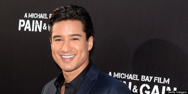 HOLLYWOOD, CA - APRIL 22: Tv personality Mario Lopez arrives at the premiere of Paramount Pictures' 'Pain & Gain' at TCL Chi