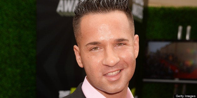 CULVER CITY, CA - APRIL 14: TV personality Mike 'The Situation' Sorrentino attends the 2013 MTV Movie Awards at Sony Picture