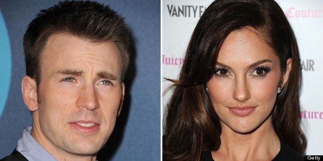 Chris Evans Minka Kelly Going Strong Couple Seen Holding Hands Outside L A Nightclub Photo Huffpost