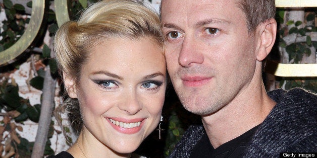 LOS ANGELES, CA - DECEMBER 06: Jaime King and Kyle Newman are seen on December 6, 2012 in Los Angeles, California. (Photo by