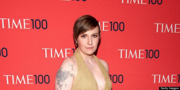 NEW YORK, NY - APRIL 23: Lena Dunham attends the 2013 Time 100 Gala at Frederick P. Rose Hall, Jazz at Lincoln Center on April 23, 2013 in New York City. (Photo by D Dipasupil/FilmMagic)