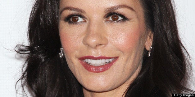 NEW YORK, NY - APRIL 22: Actress Catherine Zeta Jones attends the 40th Anniversary Chaplin Award Gala at Avery Fisher Hall a