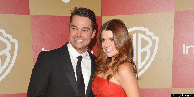 BEVERLY HILLS, CA - JANUARY 13: Baseball player Nick Swisher and actress Joanna Garcia attend the 2013 InStyle and Warner Bros. 70th Annual Golden Globe Awards Post-Party held at the Oasis Courtyard in The Beverly Hilton Hotel on January 13, 2013 in Beverly Hills, California. (Photo by Lester Cohen/WireImage)