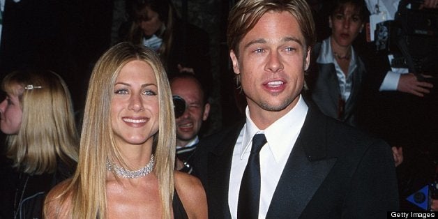 Jennifer Aniston and Brad Pitt (Photo by Rob Beccaris/WireImage)