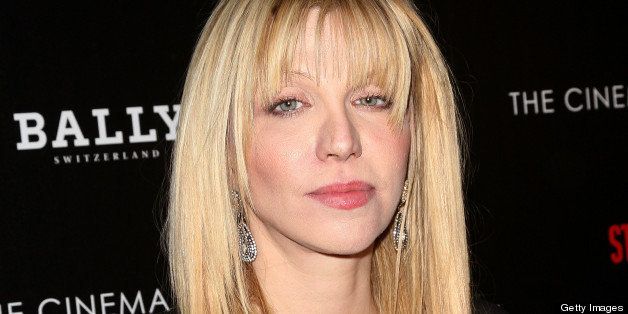 NEW YORK, NY - DECEMBER 09: Courtney Love attends The Cinema Society With Chrysler & Bally premiere of 'Stand Up Guys' at Museum of Modern Art on December 9, 2012 in New York City. (Photo by Jim Spellman/WireImage)