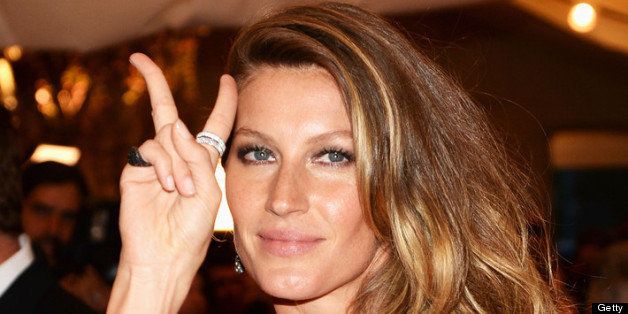 NEW YORK, NY - MAY 06: Gisele Bundchen attends the Costume Institute Gala for the 'PUNK: Chaos to Couture' exhibition at the Metropolitan Museum of Art on May 6, 2013 in New York City. (Photo by Dimitrios Kambouris/Getty Images)
