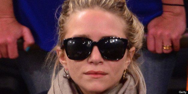 NEW YORK, NY - APRIL 23: Mary-Kate Olsen attends the Boston Celtics vs New York Knicks Playoff Game at Madison Square Garden on April 23, 2013 in New York City. (Photo by James Devaney/WireImage)