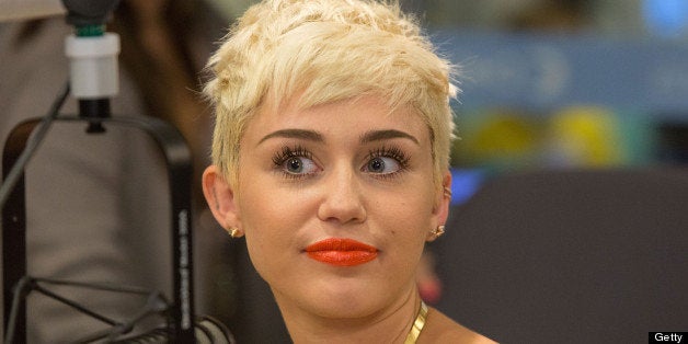 ORANGE, CA - MARCH 22: Miley Cyrus attends as the Ryan Seacrest Foundation's West Coast debut of a new multi-media broadcast
