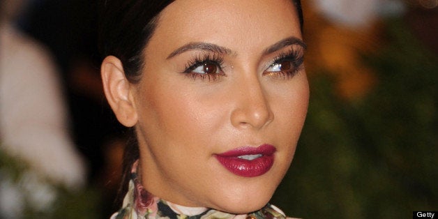NEW YORK, NY - MAY 06: Kim Kardashian attends the Costume Institute Gala for the 'PUNK: Chaos to Couture' exhibition at the