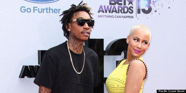 Amber Rose & Wiz Khalifa Kiss With A LOT Of Tongue (PHOTO) | HuffPost  Entertainment