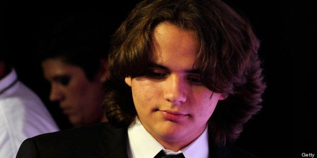 LAS VEGAS, NV - JUNE 29: Prince Jackson arrives at the world premiere of 'Michael Jackson ONE by Cirque du Soleil' at THEhot