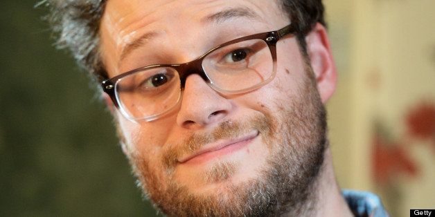 LONDON, ENGLAND - JUNE 24: (UK TABLOID NEWSPAPERS OUT) Seth Rogen poses for a photocall for 'This Is The End' at The Soho Hotel on June 24, 2013 in London, England. (Photo by Dave Hogan/Getty Images)