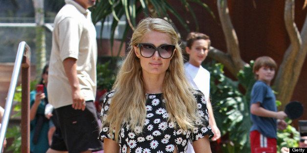 LOS ANGELES, CA - JULY 06: Paris Hilton is seen shopping in Malibu on July 6, 2013 in Los Angeles, California. (Photo by JB Lacroix/WireImage)