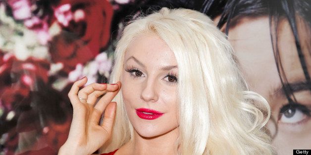 WEST HOLLYWOOD, CA - JULY 12: Courtney Stodden attends the 'Dave Stewart: Jumpin' Jack Flash & The Suicide Blonde' photo exhibition at Morrison Hotel Gallery on July 12, 2013 in West Hollywood, California. (Photo by Tibrina Hobson/FilmMagic)