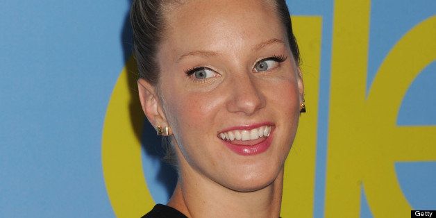 HOLLYWOOD, CA - SEPTEMBER 12: Actress Heather Morris arrives at the 'GLEE' Premiere Screening And Reception at Paramount Studios on September 12, 2012 in Hollywood, California. (Photo by Jeffrey Mayer/WireImage)