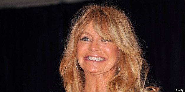 WASHINGTON, DC - APRIL 28: Goldie Hawn attends the 98th Annual White House Correspondents' Association Dinner at the Washington Hilton on April 28, 2012 in Washington, DC. (Photo by Stephen Lovekin/Getty Images)