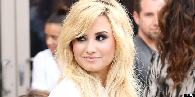 LOS ANGELES, CA - JULY 11: Demi Lovato attends Fox's 'The X Factor' Judges at Galen Center on July 11, 2013 in Los Angeles, C