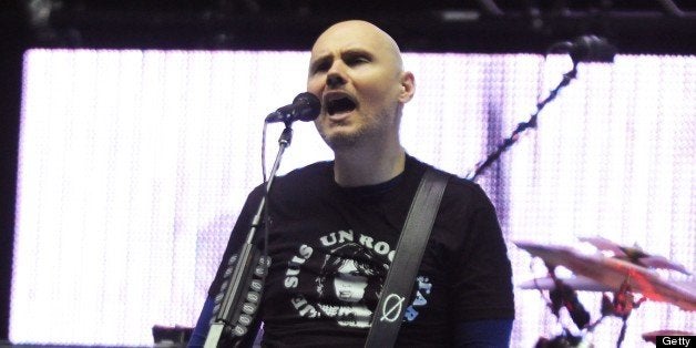 ATLANTA, GA - MAY 10: Billy Corgan of Smashing Pumpkins performs at Chastain Park Amphitheater on May 10, 2013 in Atlanta, G