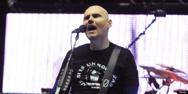 ATLANTA, GA - MAY 10: Billy Corgan of Smashing Pumpkins performs at Chastain Park Amphitheater on May 10, 2013 in Atlanta, Georgia. (Photo by Chris McKay/WireImage)