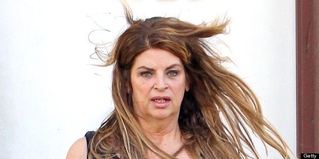 LOS ANGELES, CA - SEPTEMBER 20: Kirstie Alley is seen on September 20, 2012 in Los Angeles, California. (Photo by JB Lacroix/