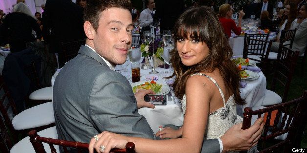 LOS ANGELES, CA - JUNE 08: Actors Cory Monteith(L) and Lea Michele attend the 12th Annual Chrysalis Butterfly Ball on June 8, 2013 in Los Angeles, California. (Photo by Michael Buckner/Getty Images for Chrysalis)