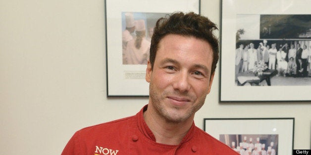 NEW YORK, NY - JUNE 25: Chef Rocco DiSpirito poses for a picture during an exclusive cooking class to celebrate the launch of