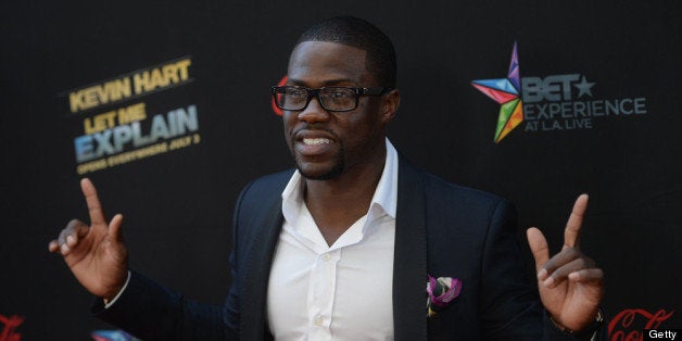 LOS ANGELES, CA - JUNE 27: Actor Kevin Hart arrives at the premiere of Summit Entertainment and Code Black Film's 'Kevin Hart: Let Me Explain' at Regal Cinemas L.A. Live on June 27, 2013 in Los Angeles, California. (Photo by Michael Buckner/Getty Images)