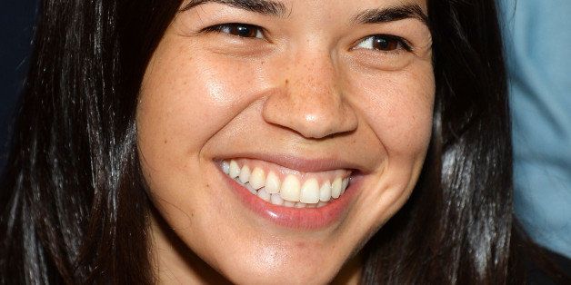 LOS ANGELES, CA - JULY 18: Actress America Ferrera arrives at the 2013 Outfest Film Festival - Screenwriting Lab Reading at the Directors Guild of America on July 18, 2013 in Los Angeles, California. (Photo by Amanda Edwards/Getty Images)