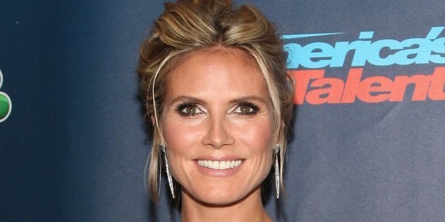 NEW YORK, NY - AUGUST 21: Model Heidi Klum attends the 'America's Got Talent' post show red carpet at Radio City Music Hall