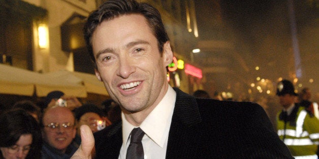 Hugh Jackman at the Odeon West End in London, United Kingdom. (Photo by Simon Leibowitz/WireImage)