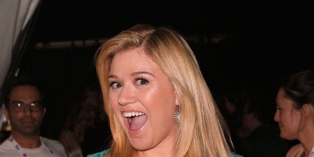 LAS VEGAS, NV - APRIL 07: Musician Kelly Clarkson attends the 48th Annual Academy of Country Music Awards at the MGM Grand G