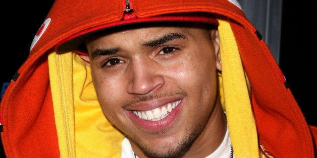 LOS ANGELES, CA - FEBRUARY 06: Chris Brown attends the Verizon & BlackBerry's Grammy Party at Boulevard 3 on February 6, 200