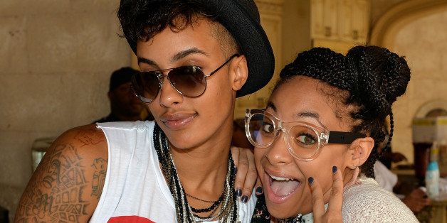 ATLANTA, GA - SEPTEMBER 02: (EXCLUSIVE ACCESS, SPECIAL RATES APPLY) Model and television personality AzMarie Livingston and actress Raven-Symone attend Neuro Drinks At LudaDay Weekend Celebrity Pool Party on September 2, 2013 in Atlanta, Georgia. (Photo by Rick Diamond/Getty Images for Neuro Drinks)