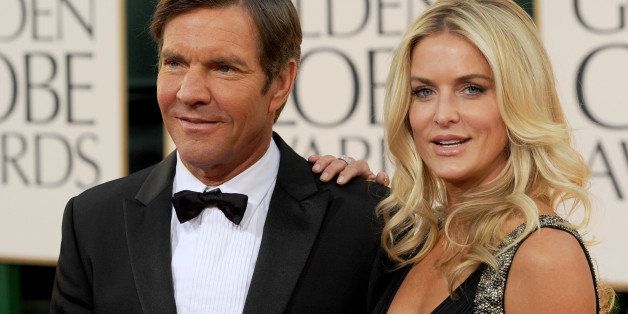 BEVERLY HILLS, CA - JANUARY 16: Actor Dennis Quaid and wife Kimberly Quaid arrive at the 68th Annual Golden Globe Awards held at The Beverly Hilton hotel on January 16, 2011 in Beverly Hills, California. (Photo by Frazer Harrison/Getty Images)