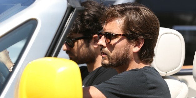 LOS ANGELES, CA - AUGUST 01: Scott Disick is seen on August 1, 2013 in Los Angeles, California. (Photo by JB Lacroix/WireImag