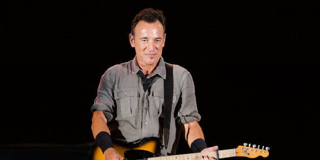 RIO DE JANEIRO, BRAZIL - SEPTEMBER 21: Bruce Springsteen performs on stage during a concert in the Rock in Rio Festival on September 21, 2013 in Rio de Janeiro, Brazil. (Photo by Buda Mendes/Getty Images)
