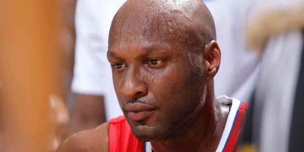 OAKLAND, CA - JANUARY 21: Lamar Odom #7 of the Los Angeles Clippers in a game against the Golden State Warriors on January 21